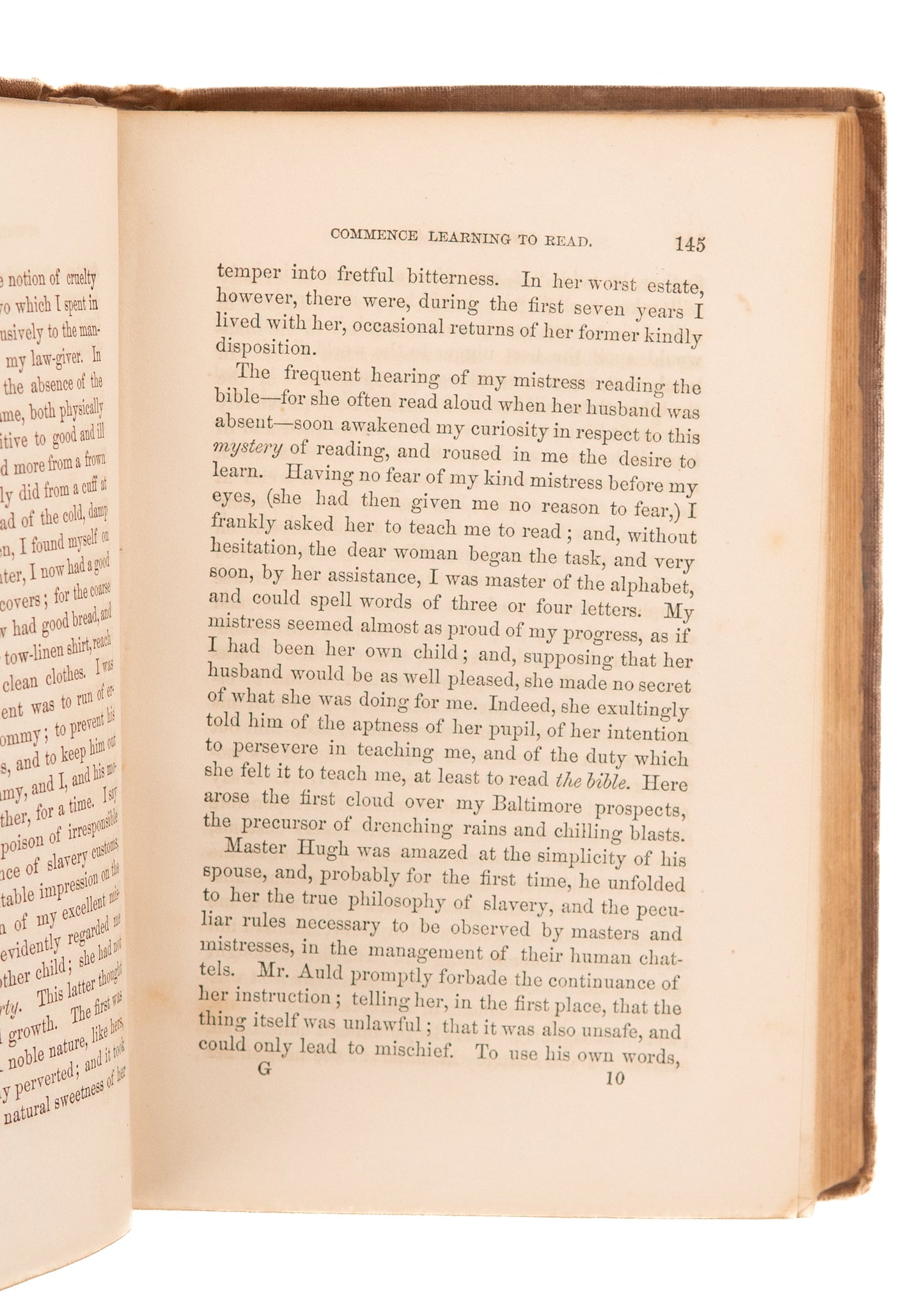 1855 FREDERICK DOUGLASS. My Bondage and My Freedom with 12 Years a Slave Association