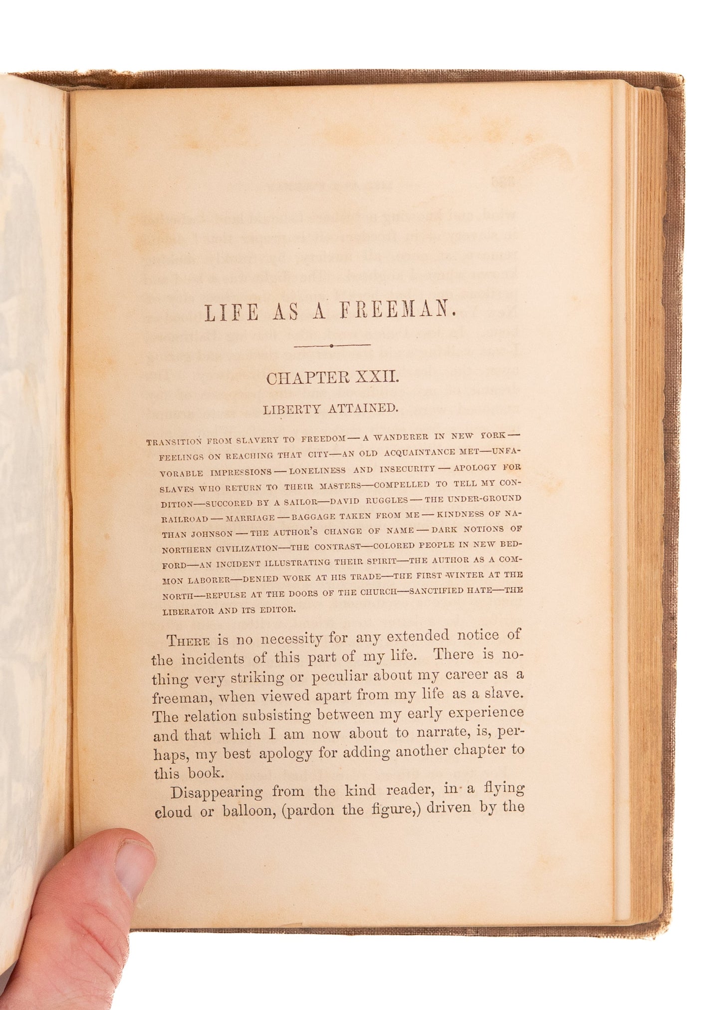 1855 FREDERICK DOUGLASS. My Bondage and My Freedom with 12 Years a Slave Association