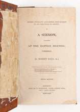 Load image into Gallery viewer, 1822 ROBERT HALL. Sammelband of Rare Baptist Sermons. Holy Spirit, War, Educating the Poor, etc.,
