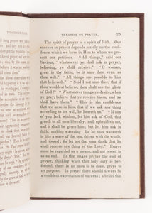 1841 RICHARD TREFFRY. The Power of Secret & Social Prayer and Prayer Meetings. Superb