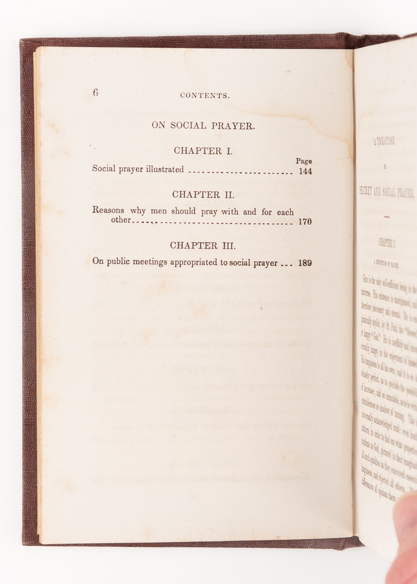 1841 RICHARD TREFFRY. The Power of Secret & Social Prayer and Prayer Meetings. Superb