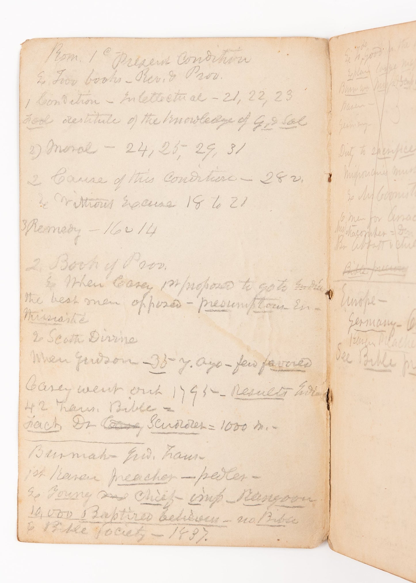 1838 HENRY MARTYN / WILLIAM CAREY. First Edition Gospel of John in Hindustani by Calcutta Baptist Missionaries.