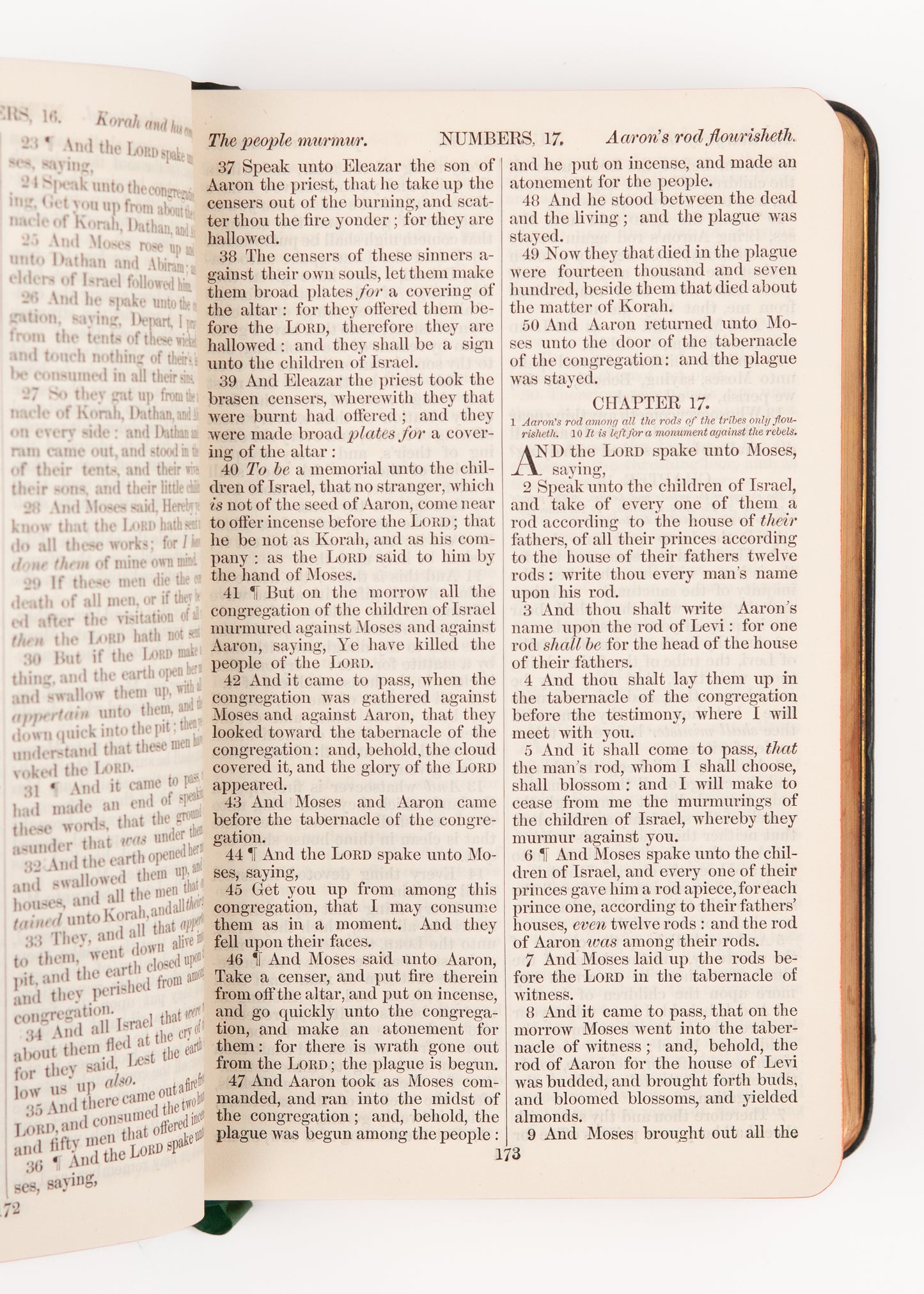 1900 THE HOLY BIBLE. Fine London Edition in Full Calf and Brilliantly Gilt Foredges.