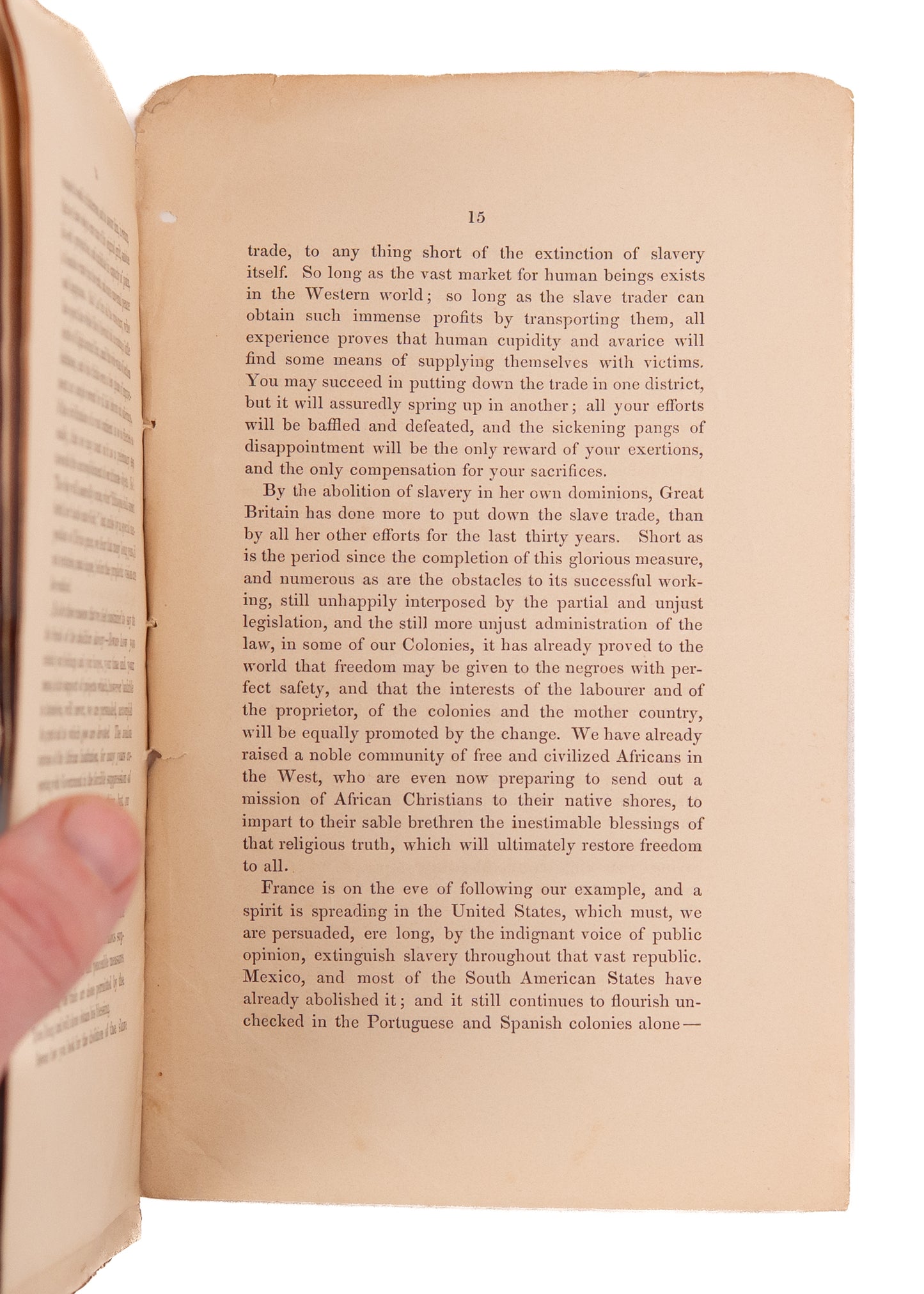 1841 JOHN STURGE. Society for the Extinction of the Slave Trade and the Civilization of Africa.