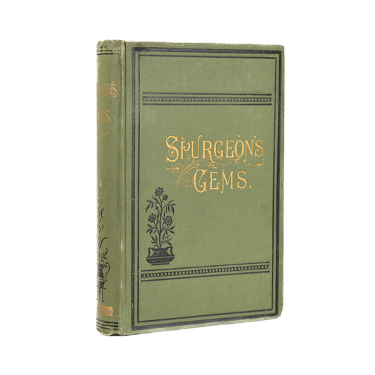 1890 C. H. SPURGEON. Spurgeon's Gems. In Victorian Passmore & Alabaster Binding.