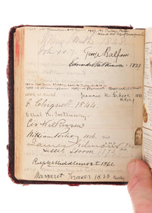 1870 AUTOGRAPH BOOK. William Booth, Alexander Whyte, James Chalmers, James Gilmour, Missionaries & More.