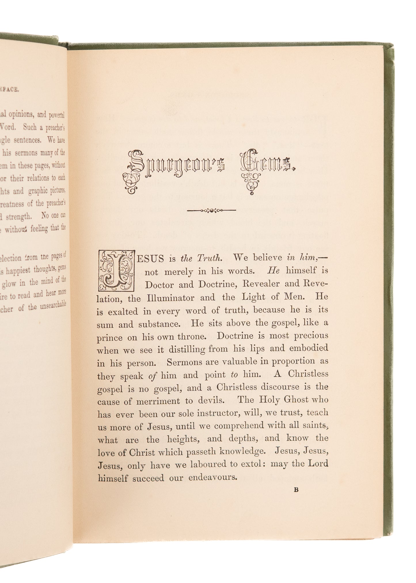 1890 C. H. SPURGEON. Spurgeon's Gems. In Victorian Passmore & Alabaster Binding.