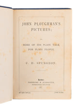 Load image into Gallery viewer, 1881 C. H. SPURGEON. John Ploughman&#39;s Pictures. Attractive Victorian Edition.
