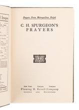 Load image into Gallery viewer, 1906 C. H. SPURGEON. Prayers From Metropolitan Pulpit: C.H. Spurgeon&#39;s Prayers.