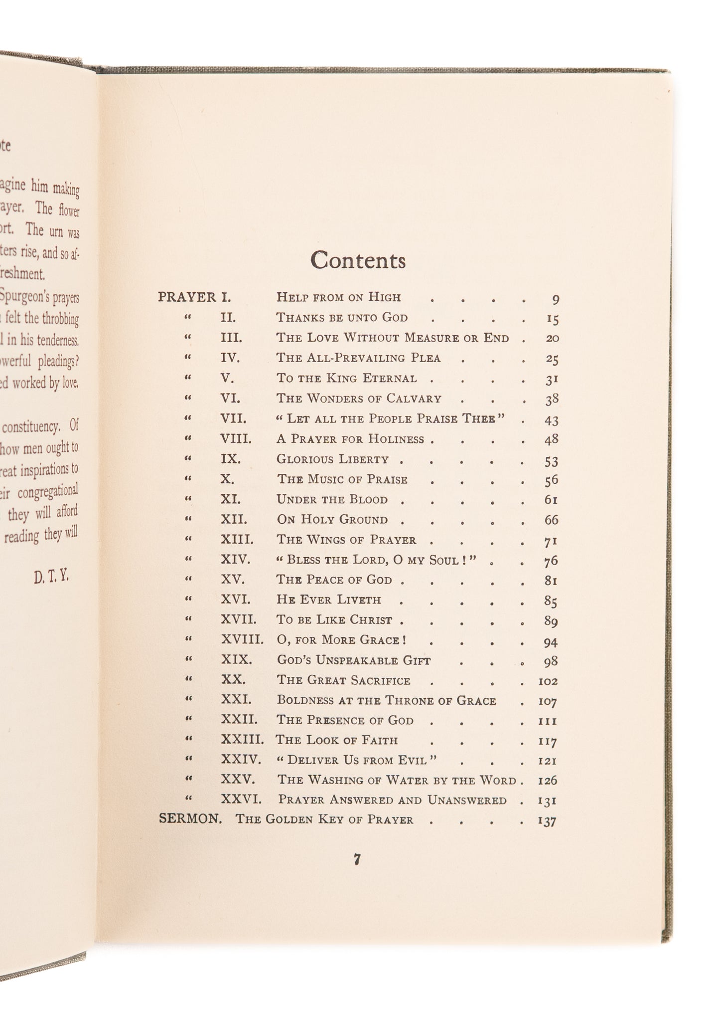 1906 C. H. SPURGEON. Prayers From Metropolitan Pulpit: C.H. Spurgeon's Prayers.