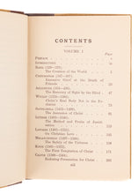 Load image into Gallery viewer, 1908 THE WORLD&#39;S GREAT SERMONS. Ten Volume Set in the Rare Quarter Leather Variant.