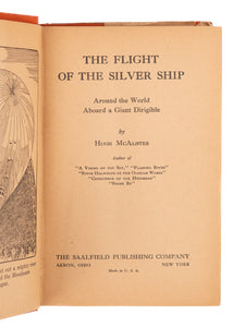 1930 HUGH MCALISTER. Early Art Deco - Sci-Fi - Adventure. Flight of the Silver Ship.