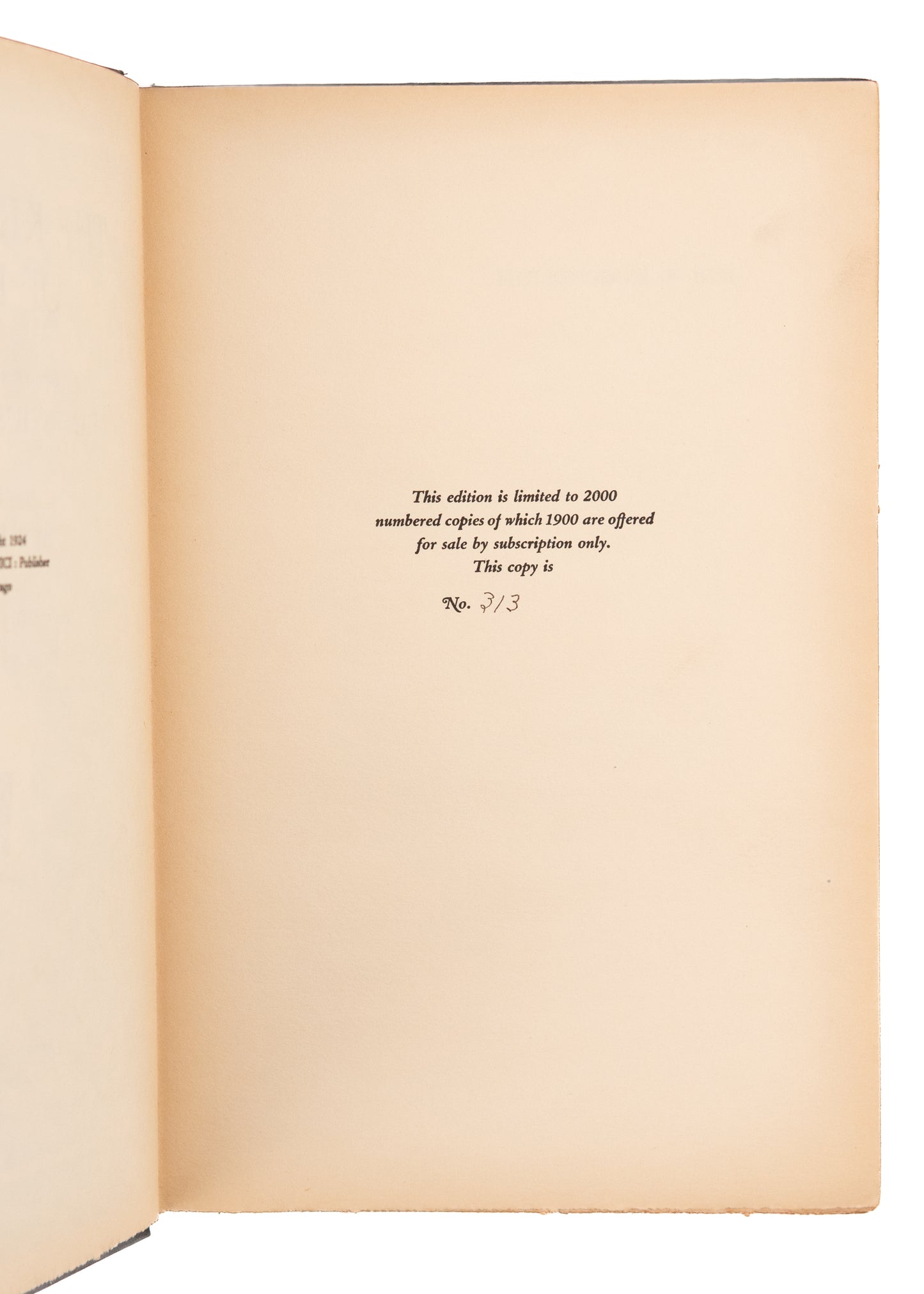 1924 BEN HECHT. The Kingdom of Evil. Phantasmagoric - Psychological Science Fiction of the 1920's