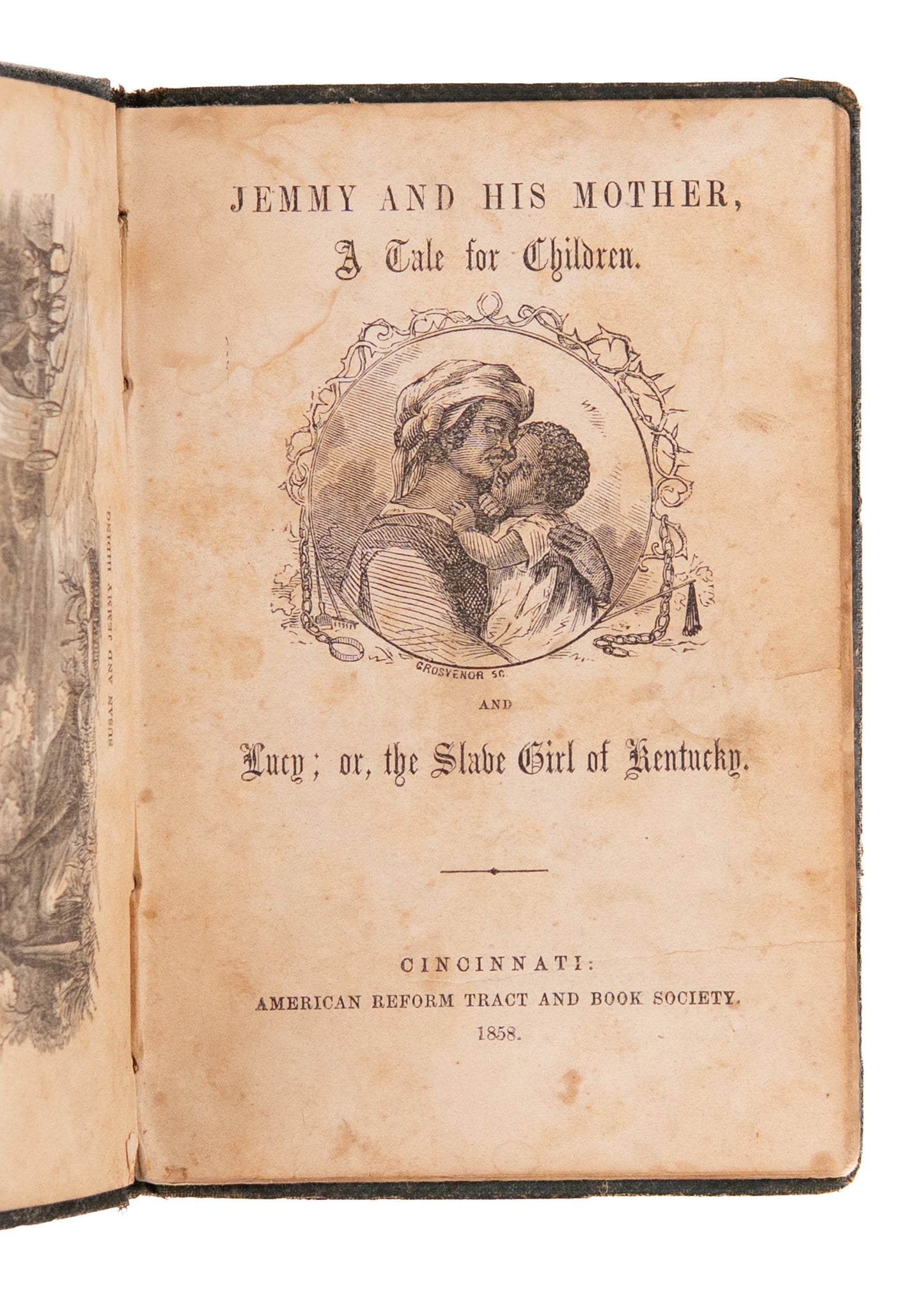 1858 ANTI-SLAVERY FOR THE YOUNG. Lucy; Or the Slave Girl of Kentucky. Scarce.