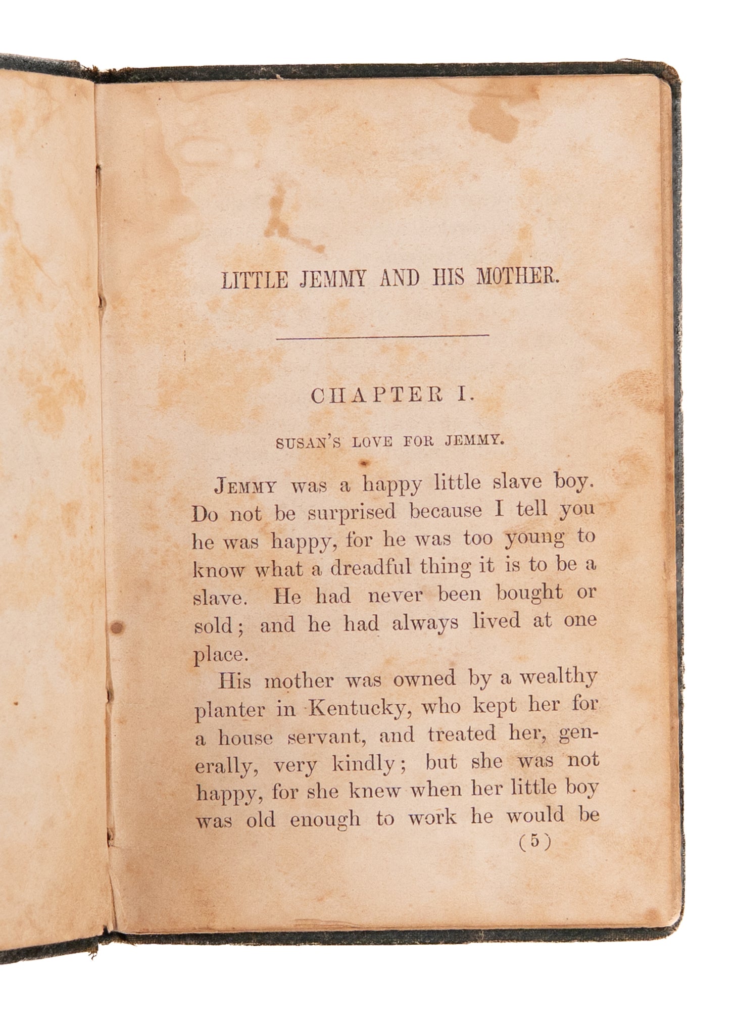 1858 ANTI-SLAVERY FOR THE YOUNG. Lucy; Or the Slave Girl of Kentucky. Scarce.
