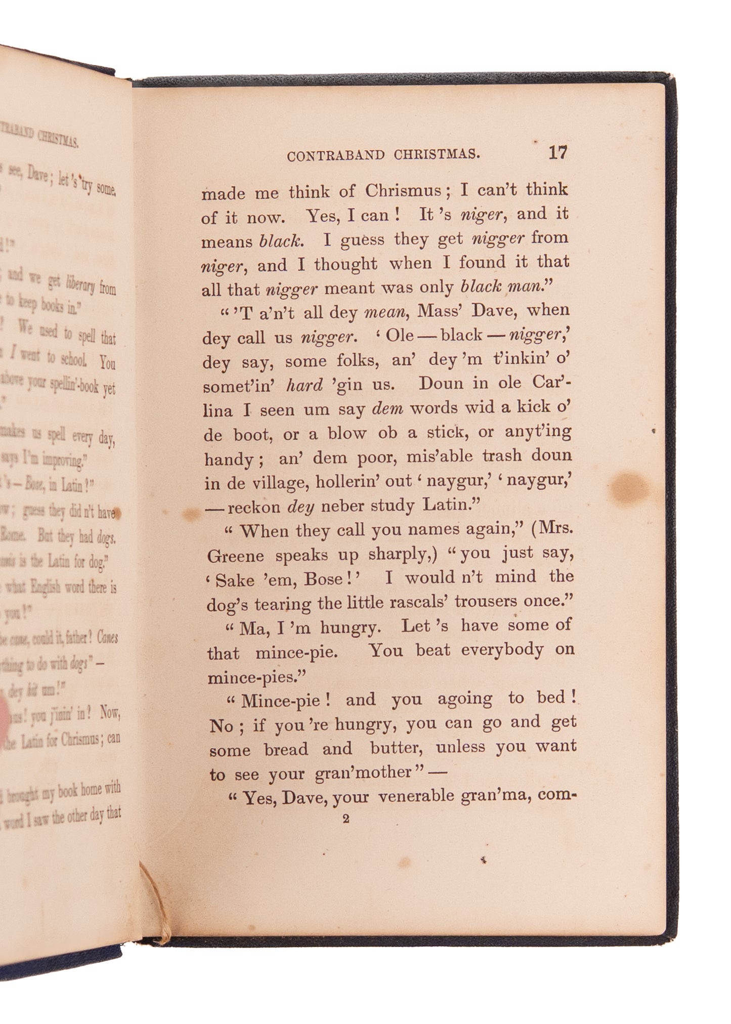 1865 FREED SLAVES' FIRST CHRISTMAS. Rare Emancipation Proclamation & Meaning of the "N" Word.