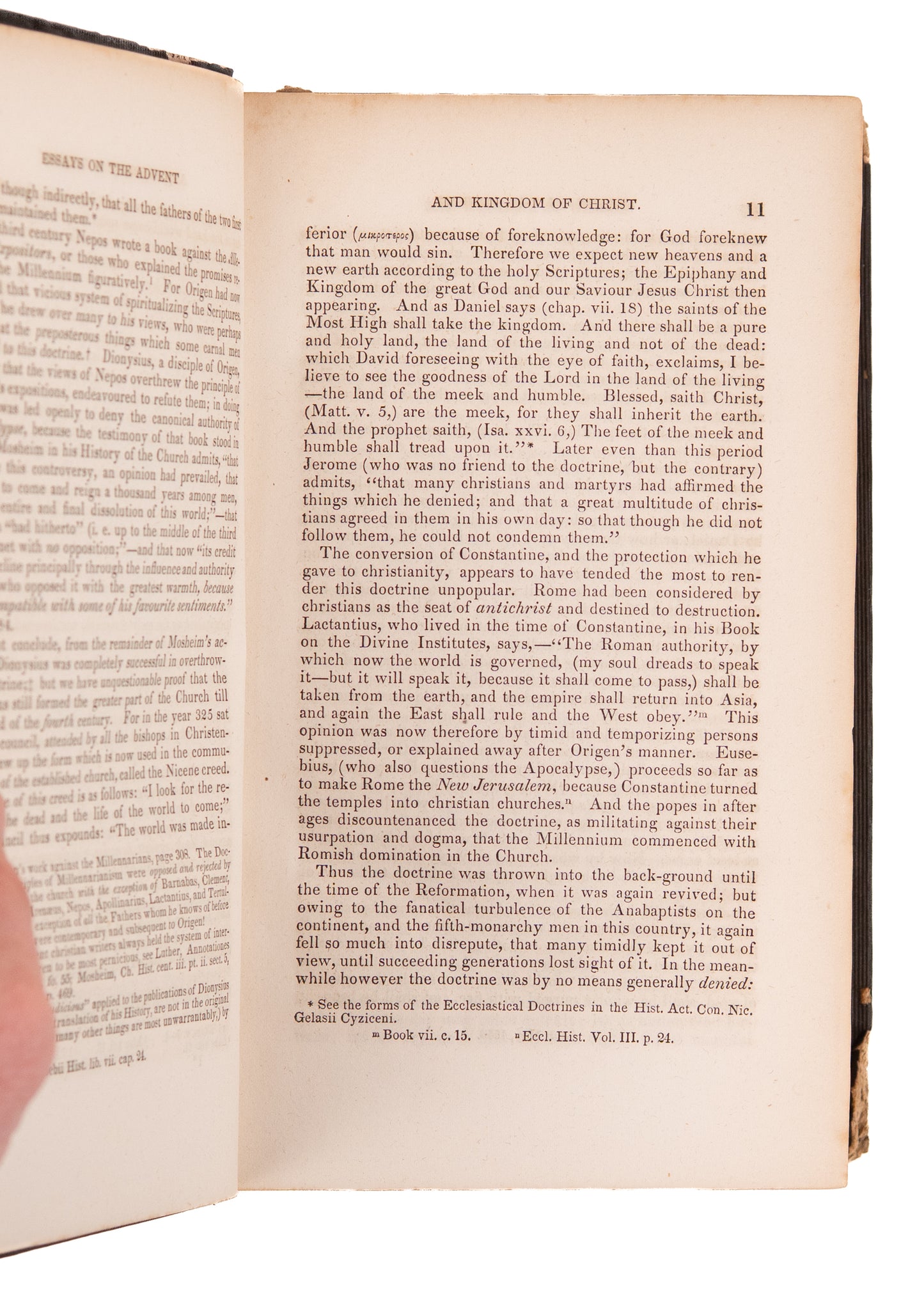 1840 ADVENTIST. The Literalist. Rare Imprint of 12 European Eschatalogical Pamphlets for American Adventists.