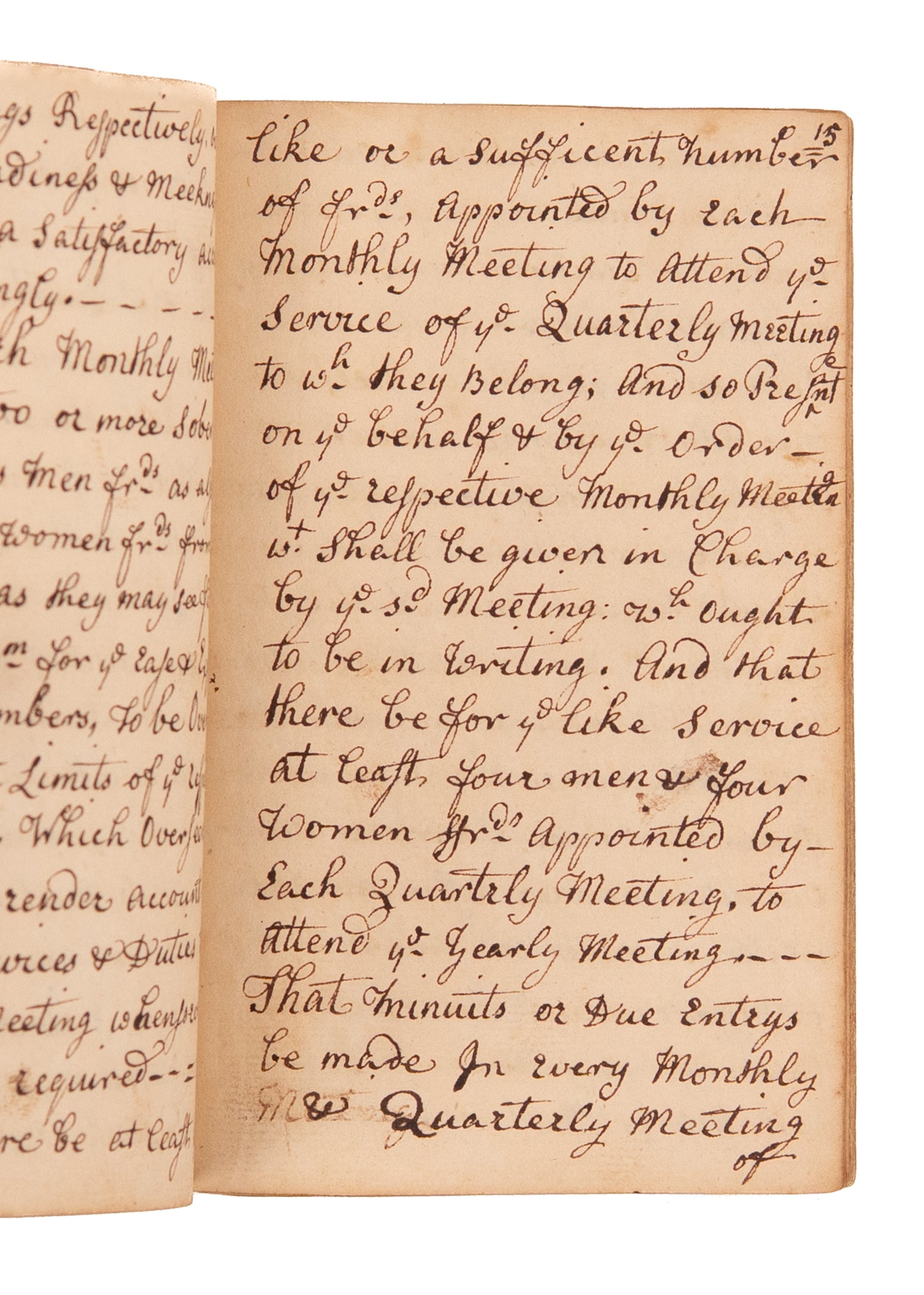 1719 / 1747 QUAKER DISCIPLINE. Rare Early Quaker Anti-Slavery Sentiment, Interactions with Indians, &c.