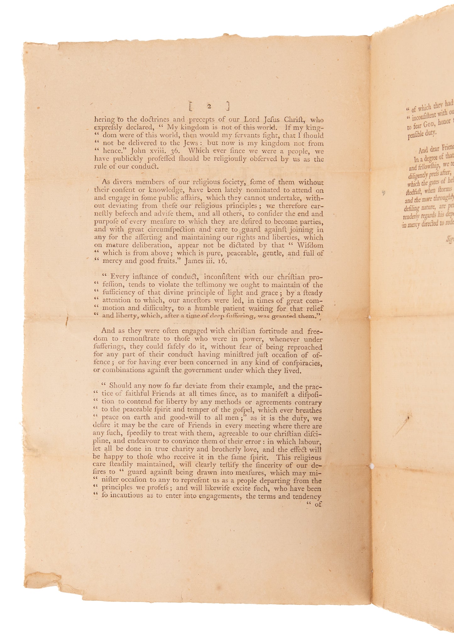 1775 BATTLES OF LEXINGTON & CONCORD. Quakers Warned Revolutionary Participation is Gospel Unfaithfulness.