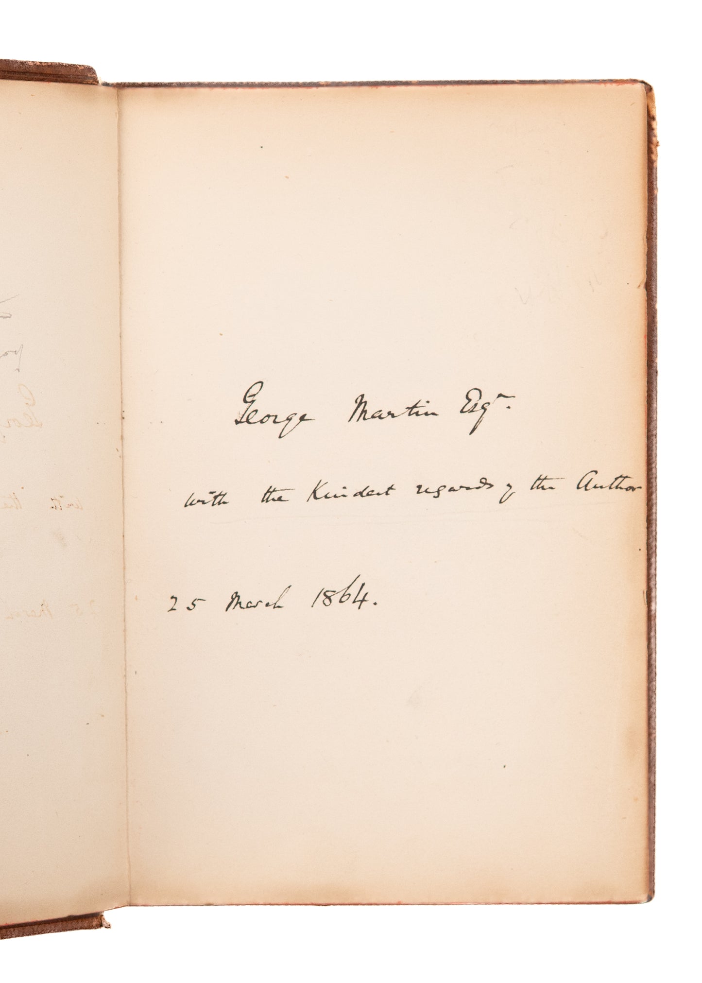 1861 WILLIAM G. BLAIKIE. David, King of Isreal. Signed in Leather & Recommended by Spurgeon.