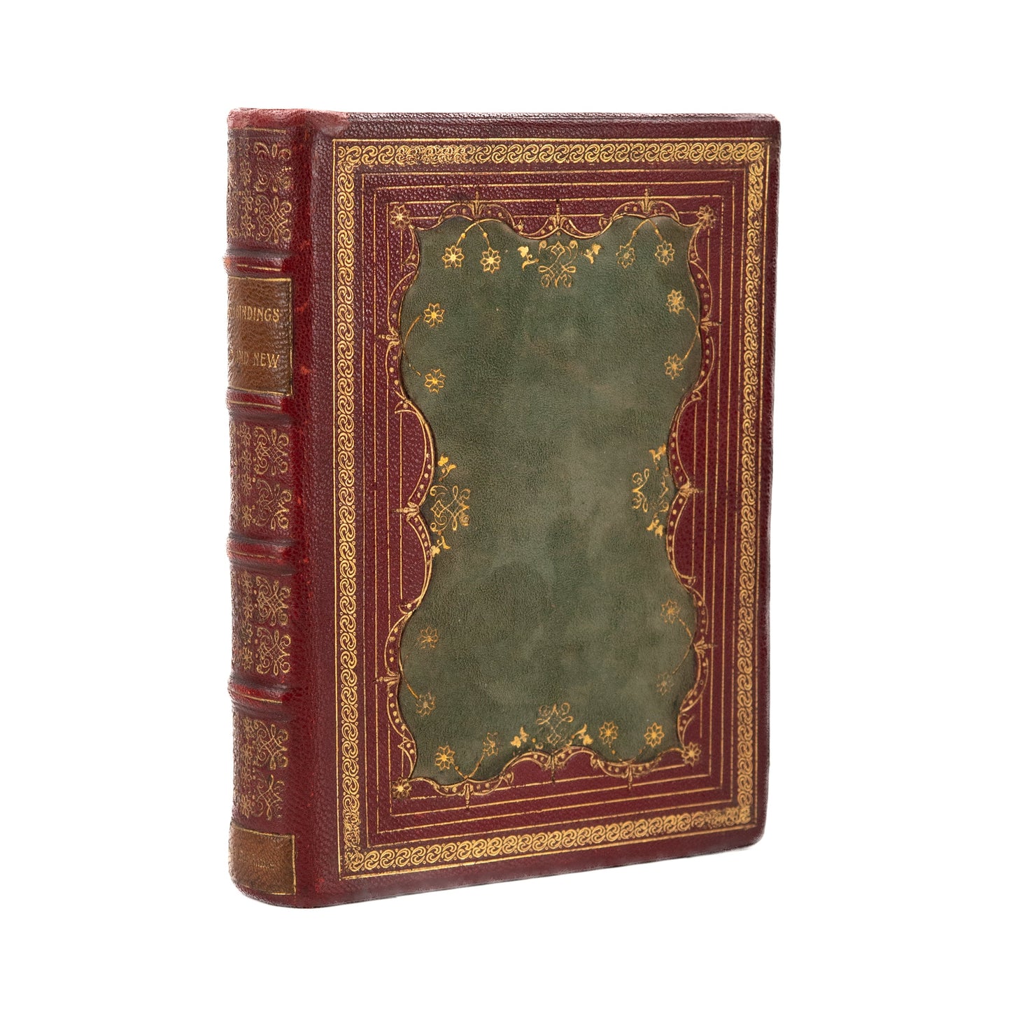 1895 BOOKBINDING. Rare "Bookbindings Old and New" for the Grolier Club. Unique Example.