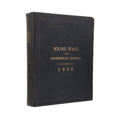1926 SOUND WAVE. THE GRAMOPHONE JOURNAL. Rare Audiophile History - Black Minstrels, &c.