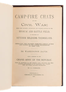 1887 CIVIL WAR. Beautiful Salesman's Sample of Lavishly Illustrated Civil War History.