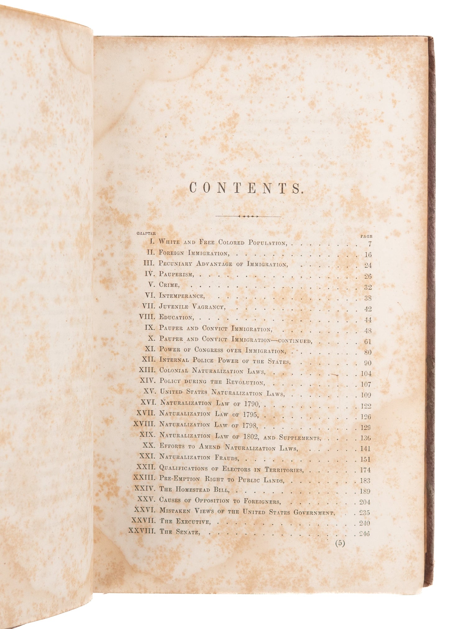 1856 REPUBLICAN ANTI-IMMIGRATION. Rare Work on Dangers of Immigration that Feels "Familiar."