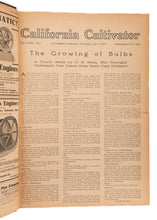 Load image into Gallery viewer, 1907 CALIFORNIA CULTIVATOR. Rare on Agriculture, Farming, and Ecology in California.