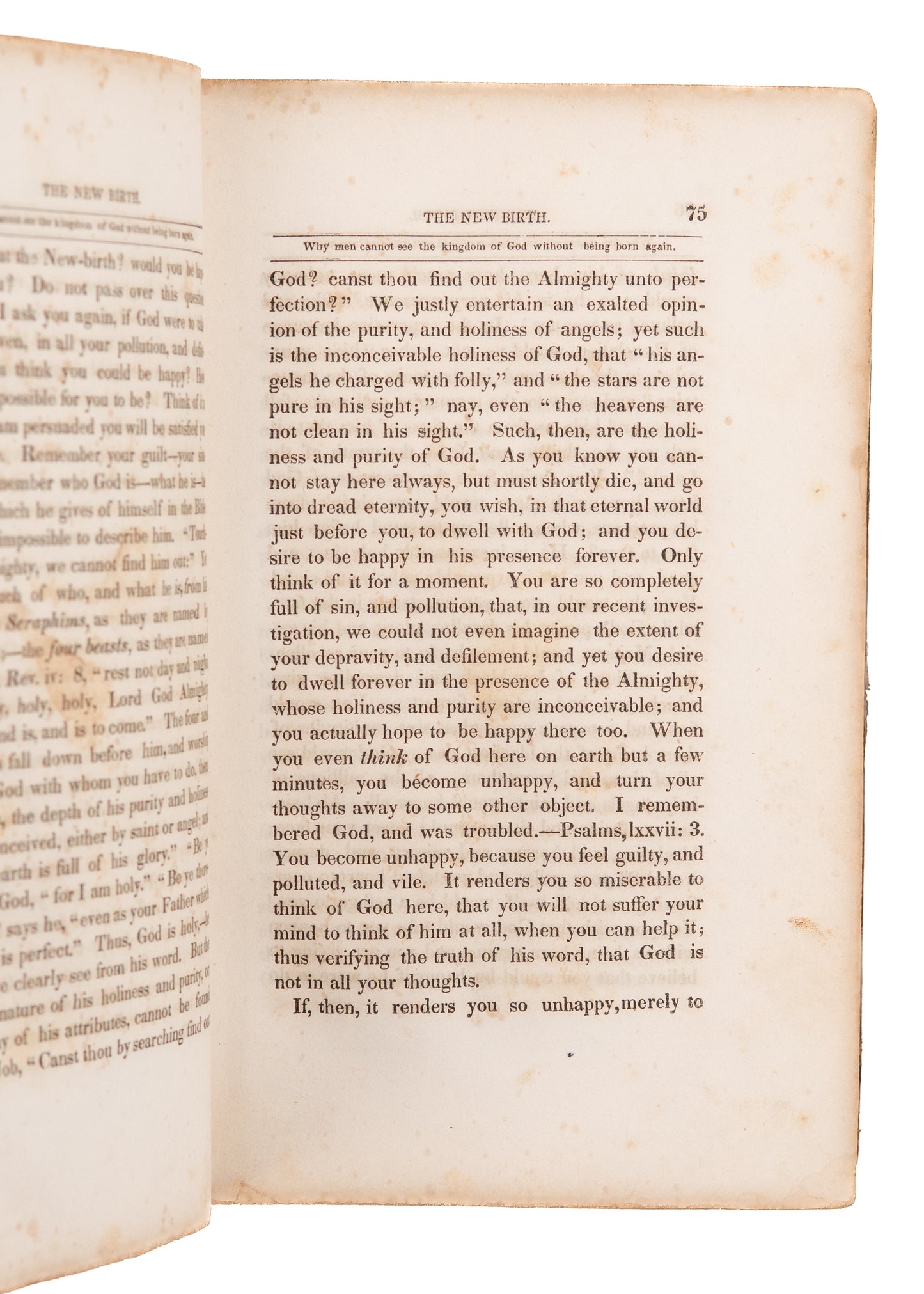 1848 LLOYD C. PHILIPS. The New Birth. Rare Ohio Revivalist - Second Great Awakening.