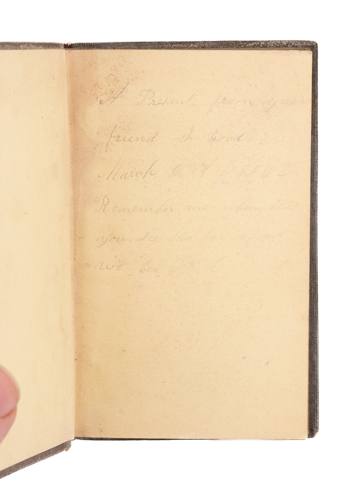 1857 TEMPERANCE. Near-Miniature Volume of Anti-Alcohol, Tea-Totaller Poems & Songs.