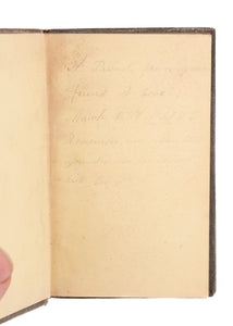 1857 TEMPERANCE. Near-Miniature Volume of Anti-Alcohol, Tea-Totaller Poems & Songs.