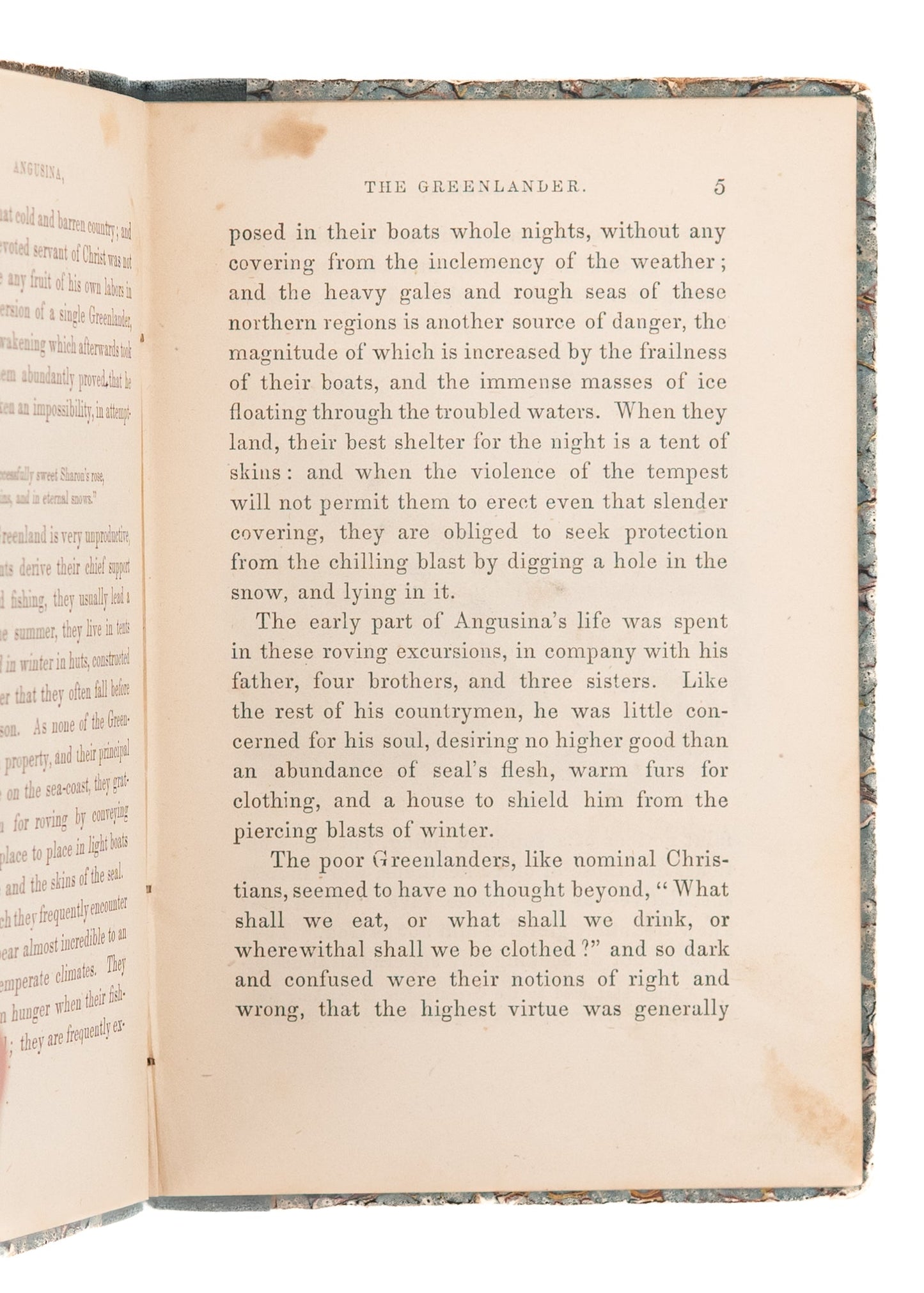 1850 GREENLAND MISSIONARY. Angusina. The First Greenlander Native Pastor. Rare Work.