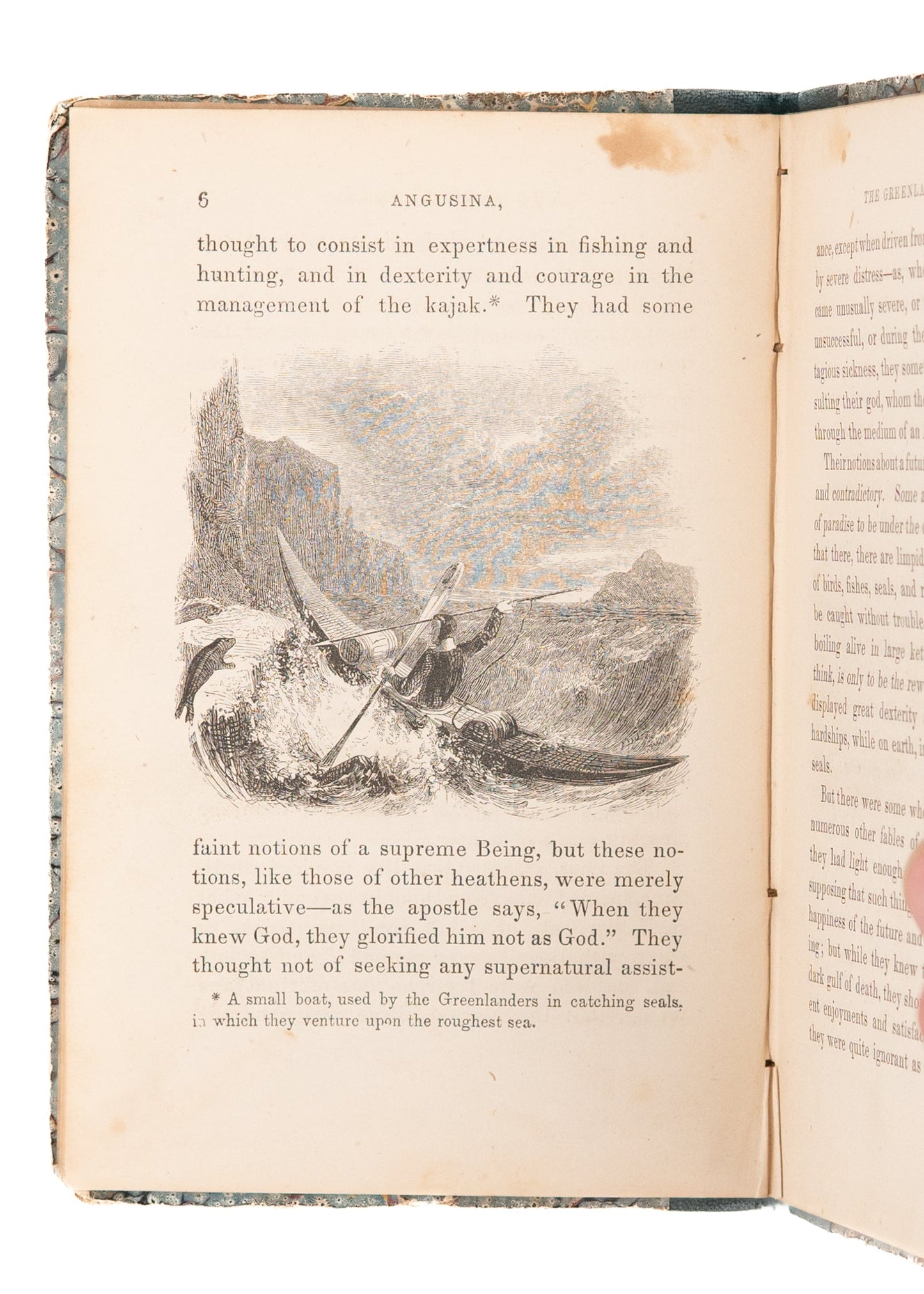 1850 GREENLAND MISSIONARY. Angusina. The First Greenlander Native Pastor. Rare Work.