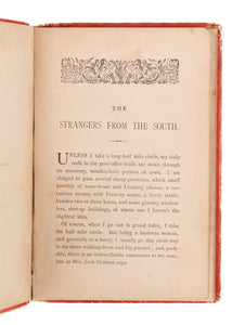 1877 STRANGERS FROM THE SOUTH. Stories of Negro and Mulatto Children in Reconstruction South.