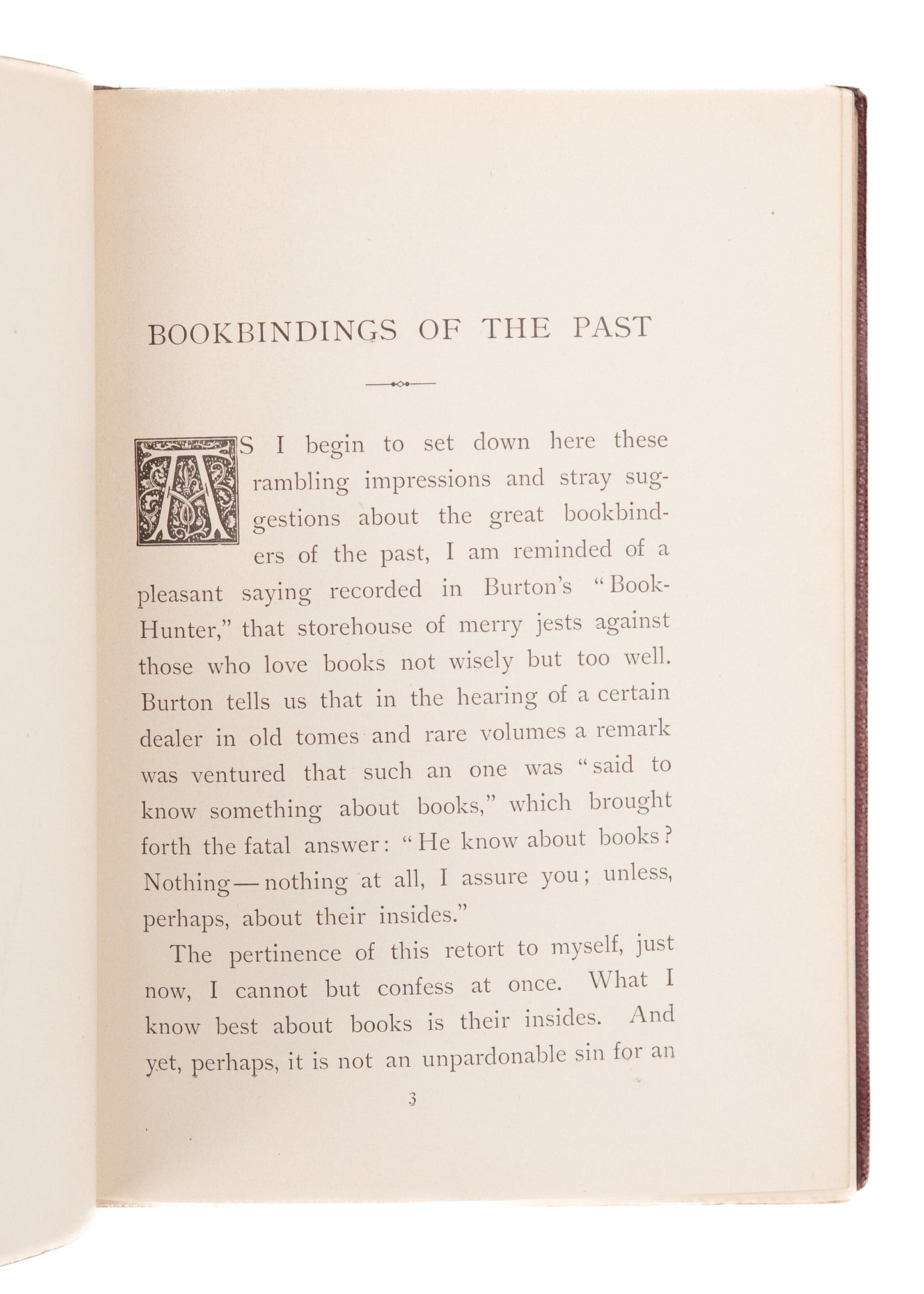 1895 BOOKBINDING. Rare "Bookbindings Old and New" for the Grolier Club. Unique Example.