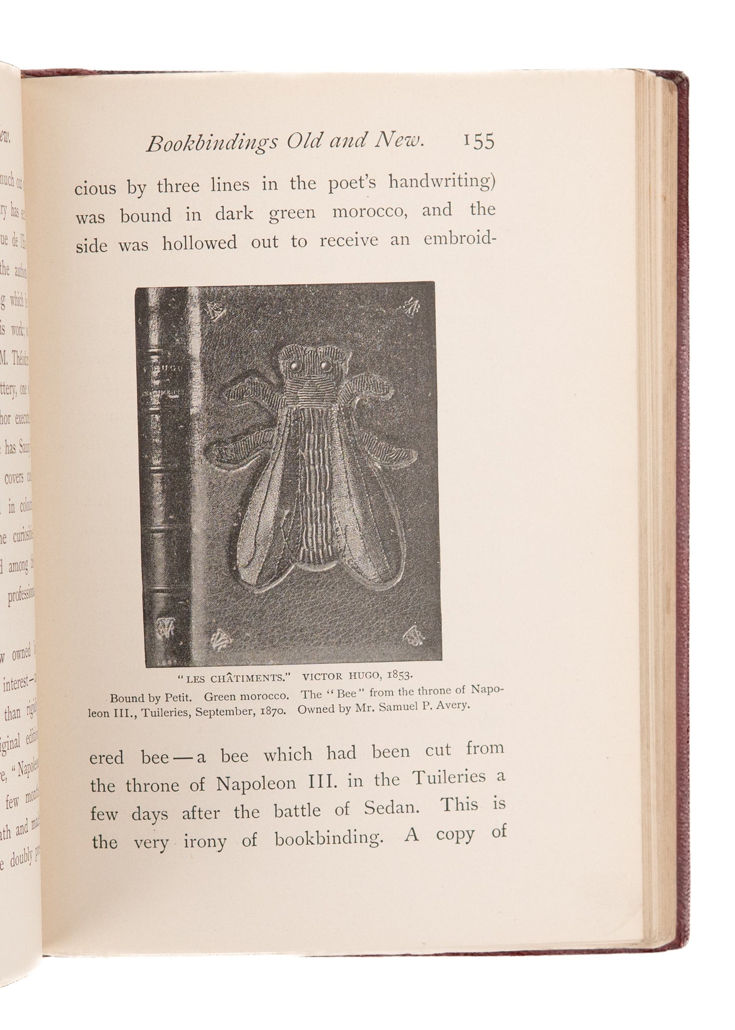 1895 BOOKBINDING. Rare "Bookbindings Old and New" for the Grolier Club. Unique Example.