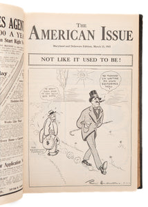 1915 ANTI-SALOON LEAGUE. Entire Year of Prohibition - Anti-Liquor Periodical.