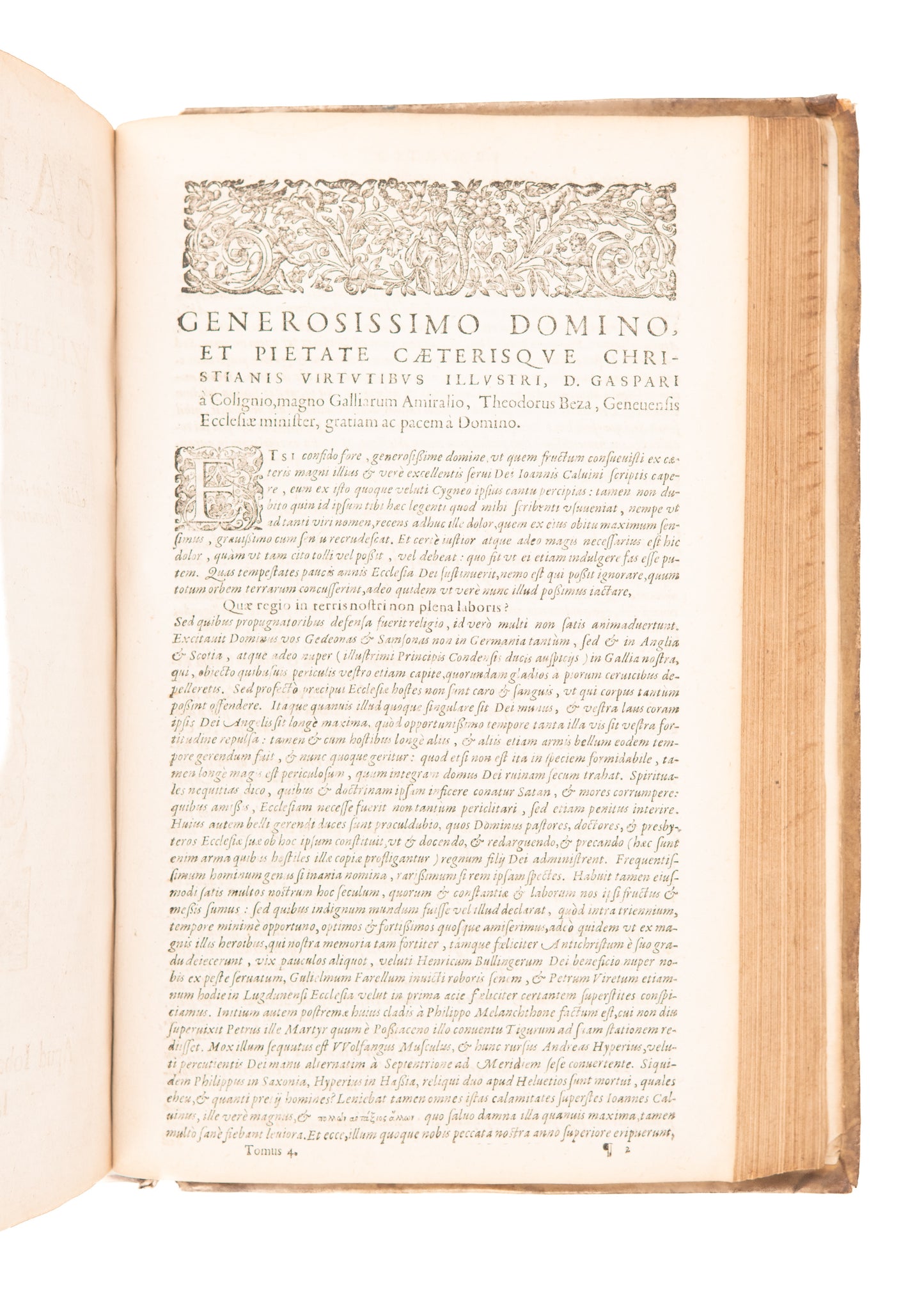 1578-1611 JOHN CALVIN. In Librvm Psalmorvm. & Praelectiones in Ezechielis Prophetae.