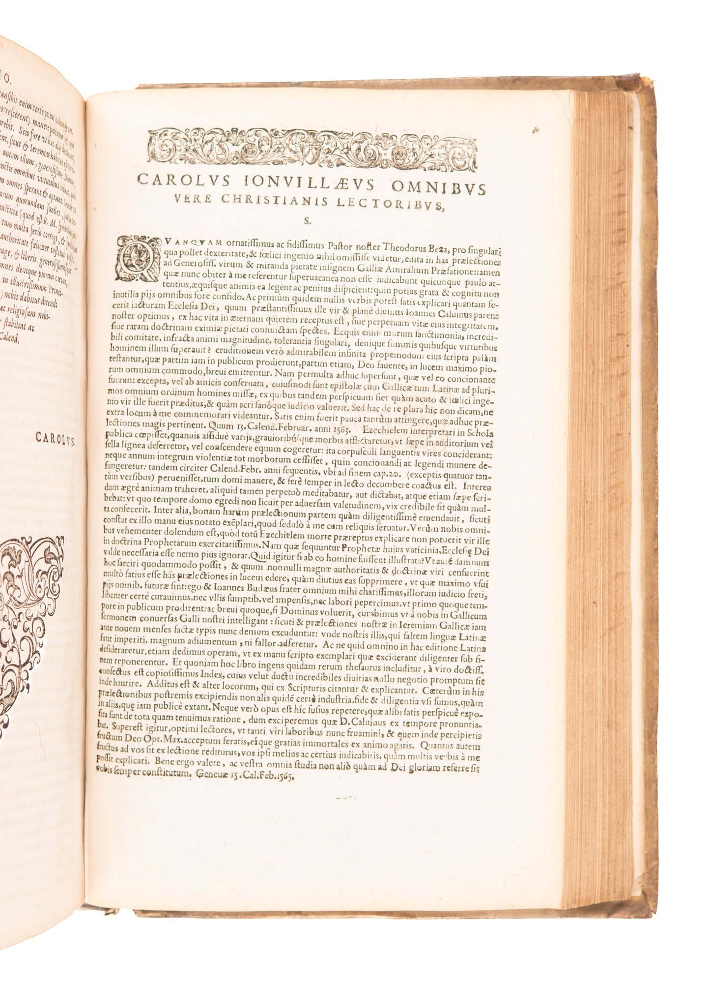1578-1611 JOHN CALVIN. In Librvm Psalmorvm. & Praelectiones in Ezechielis Prophetae.