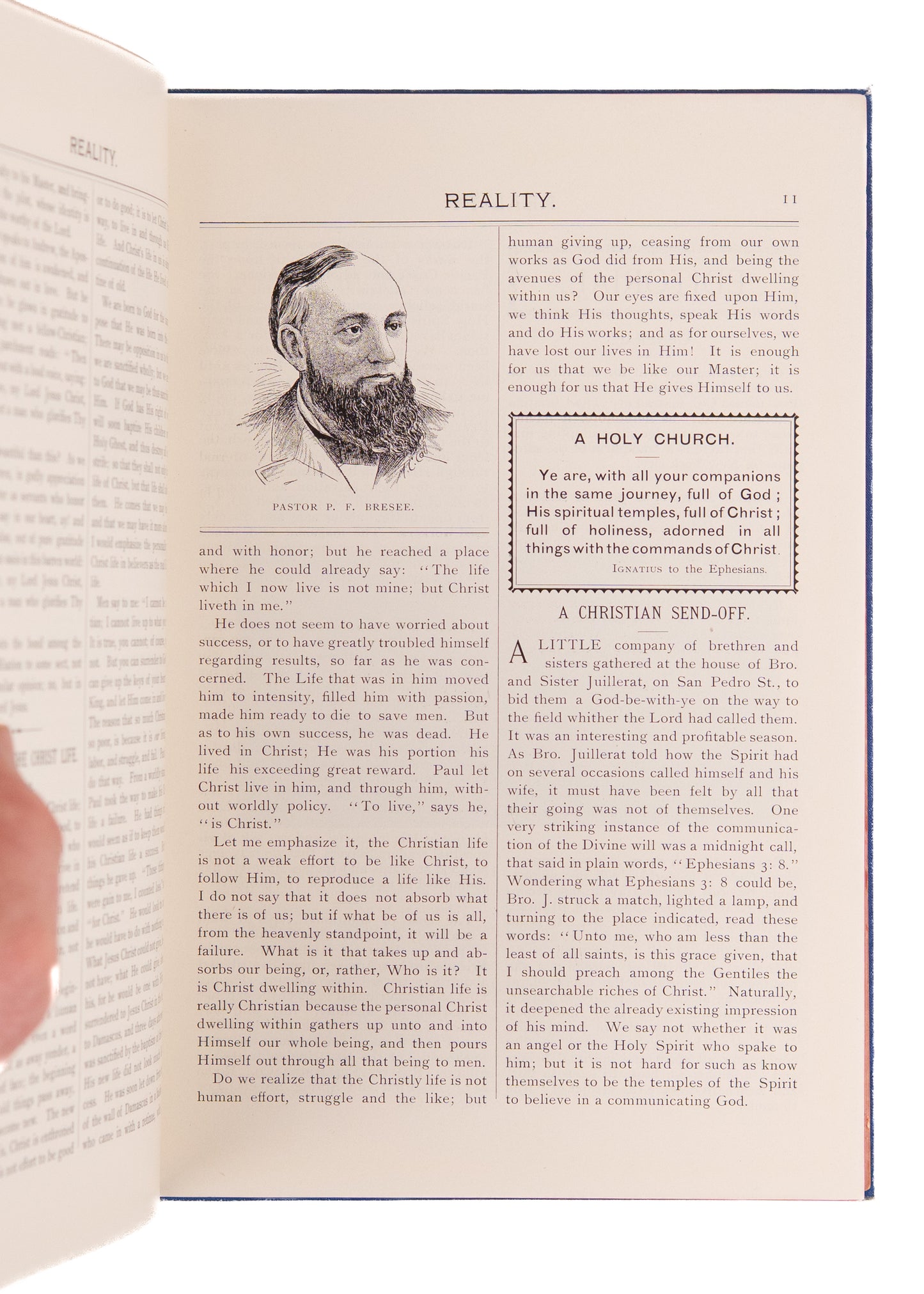 1897 AZUSA STREET CONTEXT. Reality Magazine - Acts of Holy Spirit in the World