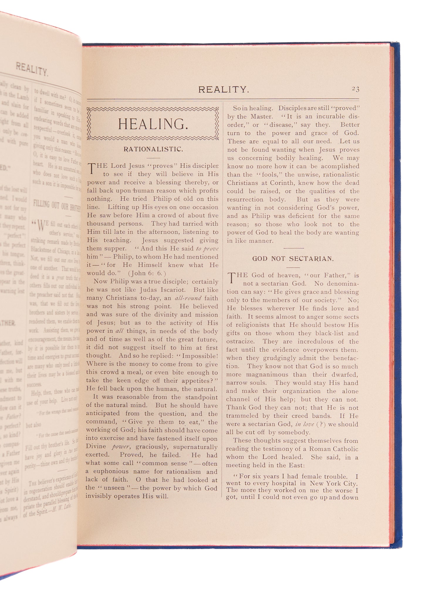 1899 AZUSA STREET CONTEXT. Reality Magazine - Acts of Holy Spirit in the World