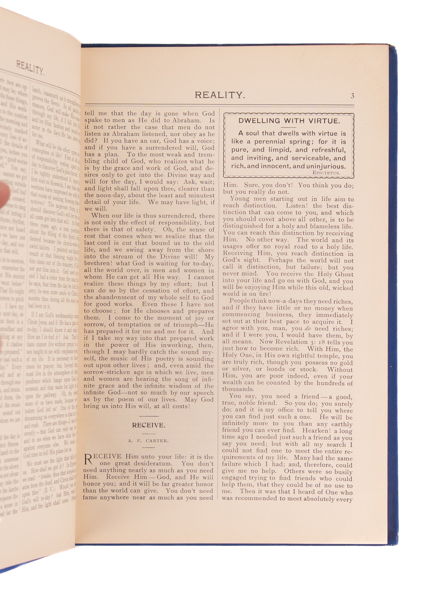 1900 AZUSA STREET CONTEXT. Reality Magazine - Acts of Holy Spirit in the World
