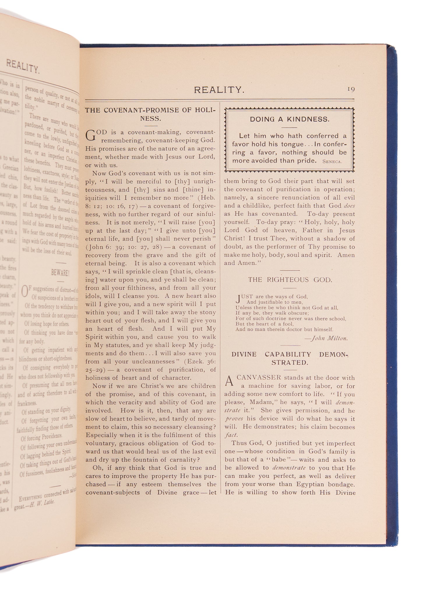 1900 AZUSA STREET CONTEXT. Reality Magazine - Acts of Holy Spirit in the World