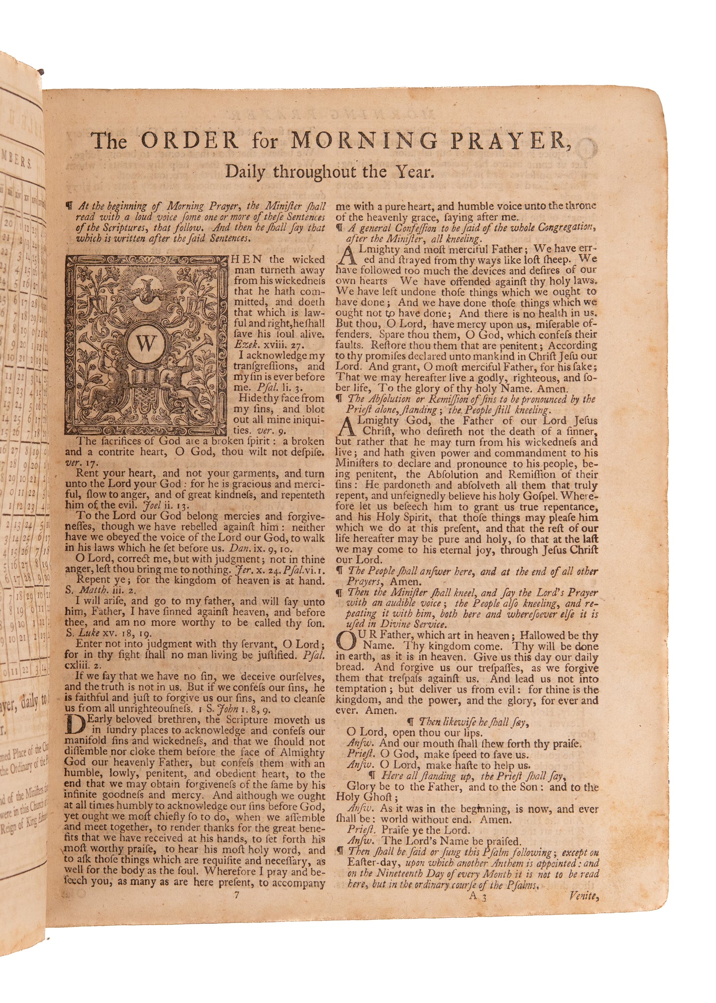 1752 PENNSYLVANIA BIBLE. Superb Thomas Baskett Bible Owned by Abolitionist & Providence PA Pioneer.