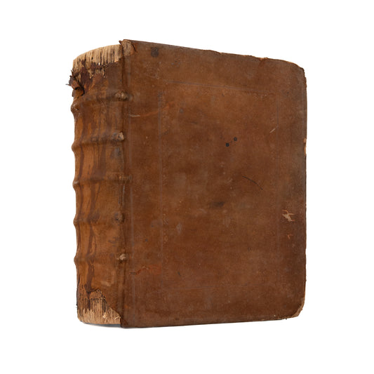 1752 PENNSYLVANIA BIBLE. Superb Thomas Baskett Bible Owned by Abolitionist & Providence PA Pioneer.