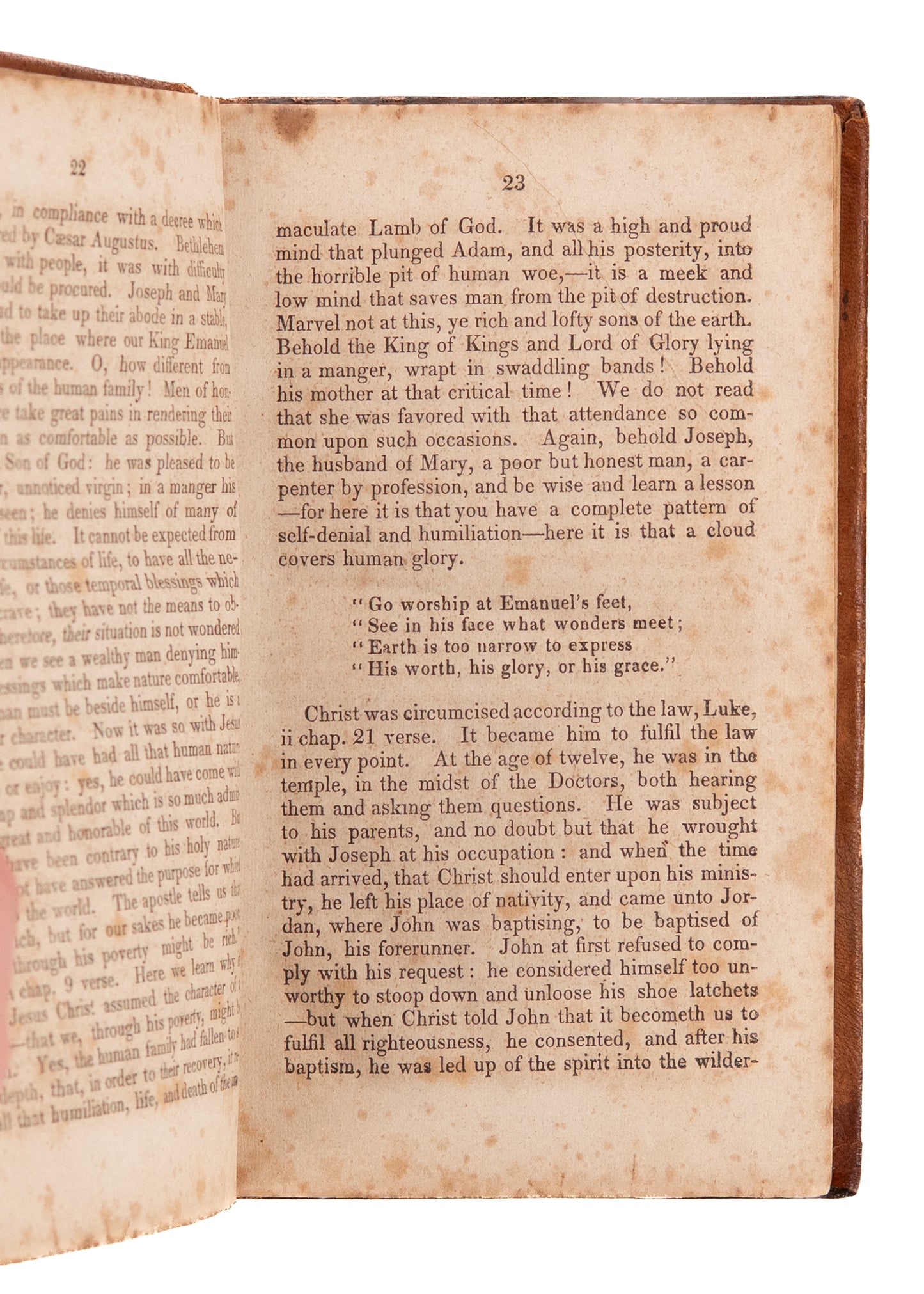 1834 PETER NEAD. Primitive Christianity. American German Baptist - Dunker Theology.