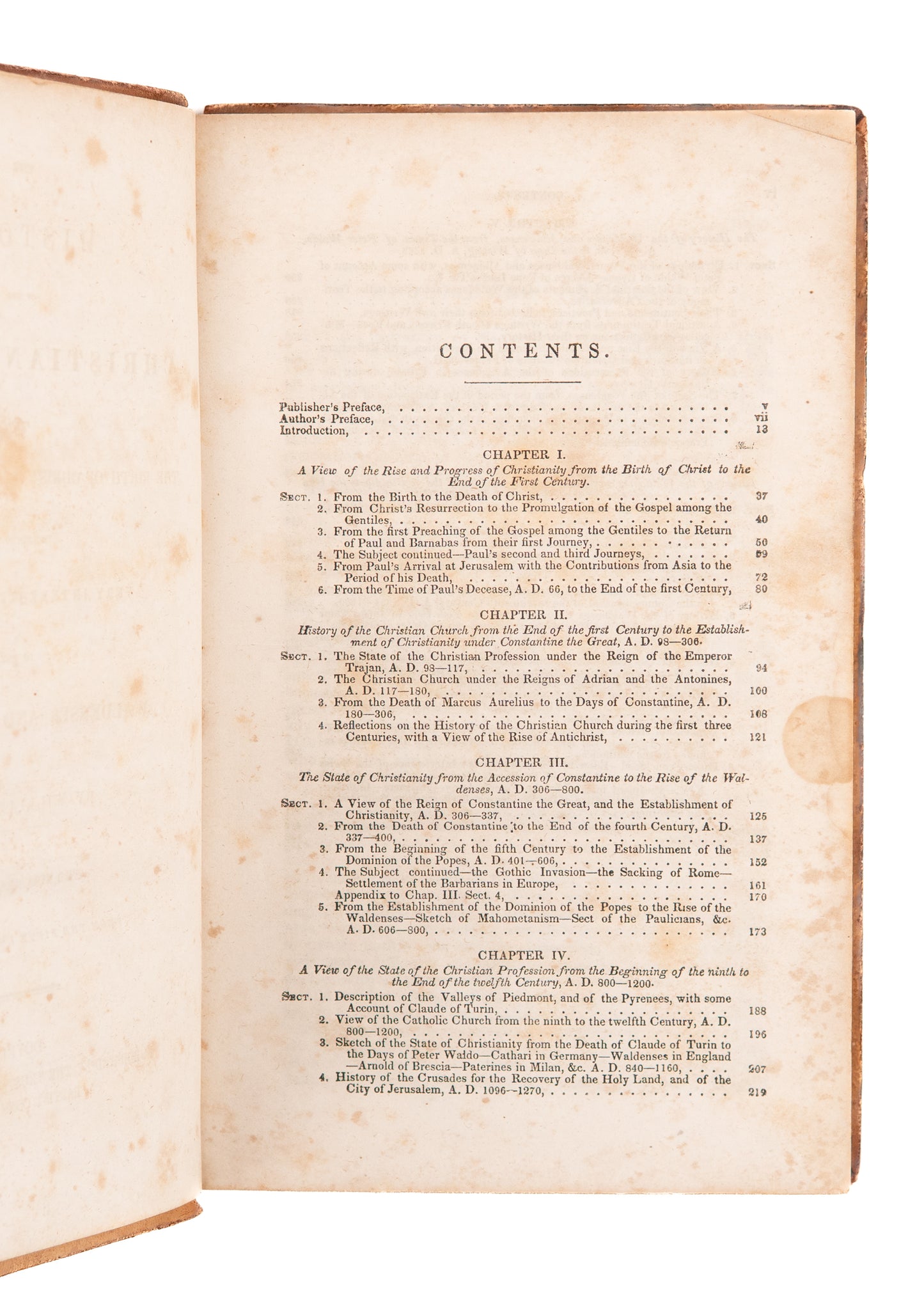1837 WALDENSIANS. The History of the Waldenses & Albigenses - Freewill Baptist Imprint.