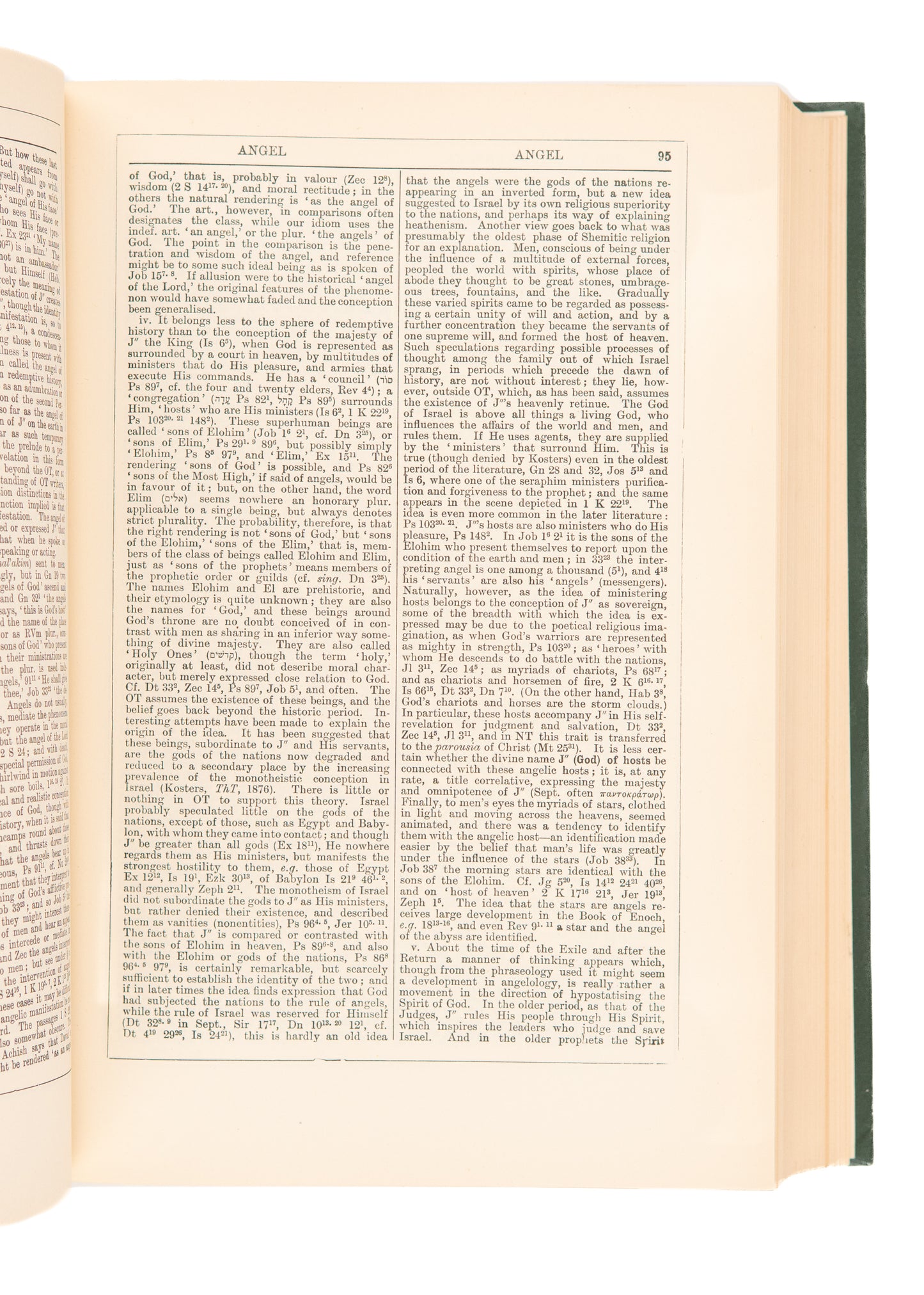 1904 JAMES HASTINGS [ED.]. A Dictionary of the Bible. Very Fine Early Edition in 5 Volumes.