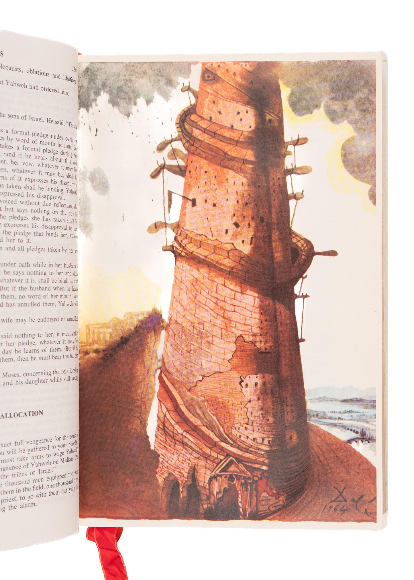 1970 SALVADOR DALI - J. R. R. TOLKIEN. The Jerusalem Bible with Full Color Plates by Dali.